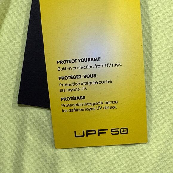 Under Armour Drive Chill Polo Medium Avocado Yellow Iso-Chill UPF 50+ Loose Golf - Picture 10 of 12